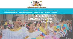 Desktop Screenshot of colombiacanta.org